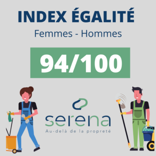 Index égalité professionnelle de Serena Propreté